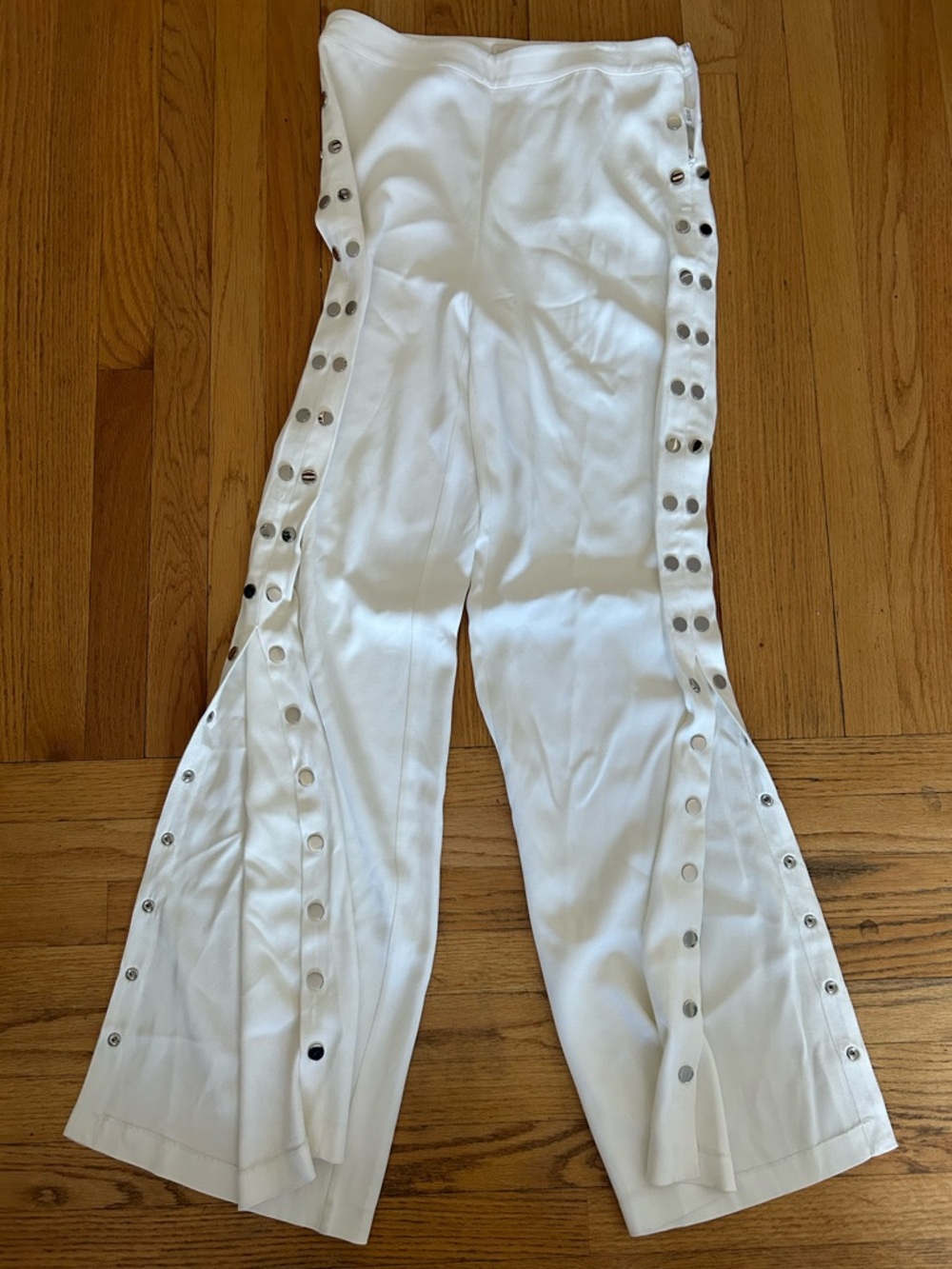 Ramy Brook White Wide Leg Pants